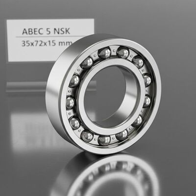 ABEC 5 NSK 高速アプリケーション用クロム鋼 (GCr15) の精密ボールベアリング,サイズ35x72x15mm