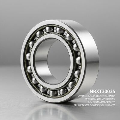NRXT30035 クロスローラベアリングアセンブリ（硬化鋼内輪およびOEMカスタムサービス付き、プレ潤滑またはグリース/オイル潤滑）